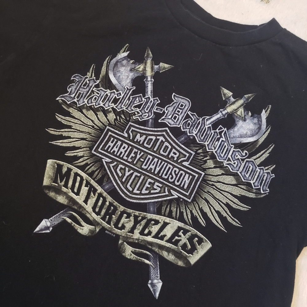 Harley-Davidson L Motorcycles WI Black Tshirt